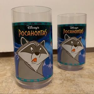 Set of Disney Vintage Pocahontas Cups